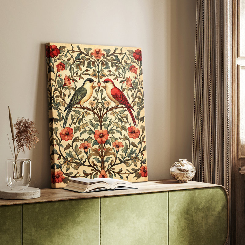 Série WG-MRRIS, CECXLI - Toile tendue avec châssis de qualité supérieure - Prêt à être accroché, H 27 po x l 18 po