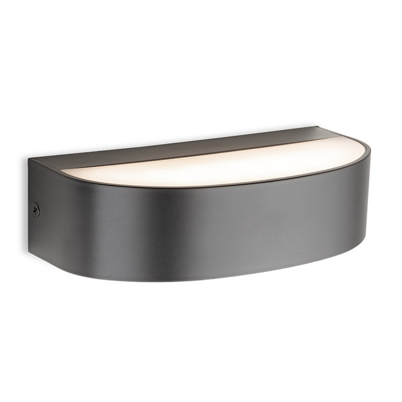 Graphite 4.6cm H Integrated LED Outdoor Sconce