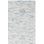 Tapis abstrait touffeté à la main en laine / coton touffeté à la main en ivoire / bleu clair Touete