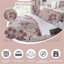 Floral Design Duvet Cover Set Polycotton with Pillowcases - Yarn Bedding-1743494177-1743494192