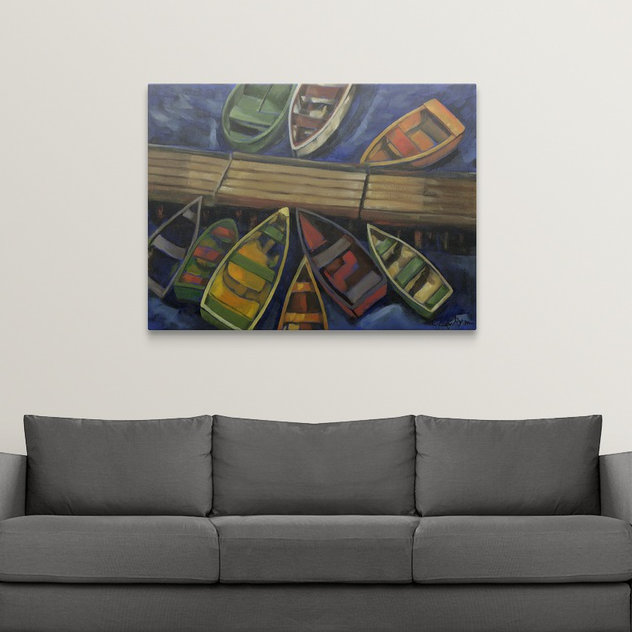 Anneruth «Maine Escape IV» par Jennifer Goldberger, reproduction d'art, H 36 po x l 48 po x P 1,5 po, Toile