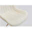 Repose-pieds et base chromés, mécanisme de hauteur réglable en velours + tabouret de bar simple à pieds dorés, 2, beige-439362375