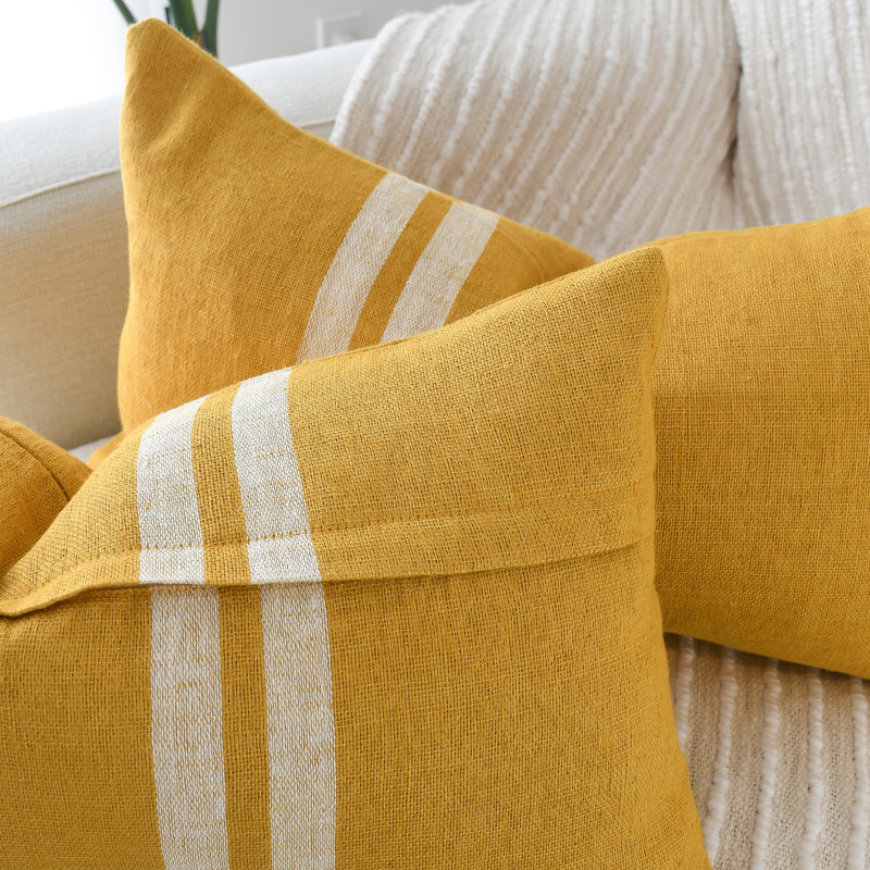 Textured Linen Lumbar