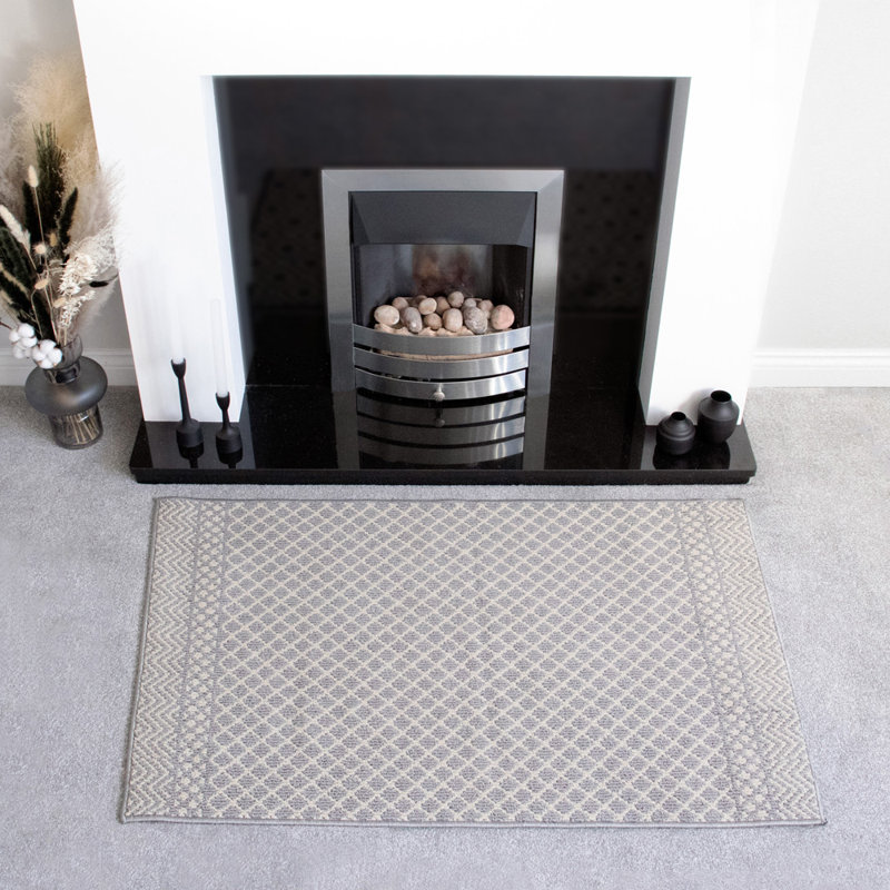 Non-Slip Geometric Indoor Doormat