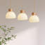 Rebote - Light Walnut Dome Pendant-952350653
