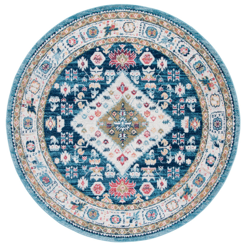 Madison Performance Oriental Rug, Round 6'7"