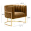 Velvet Barrel Chair-1823661923