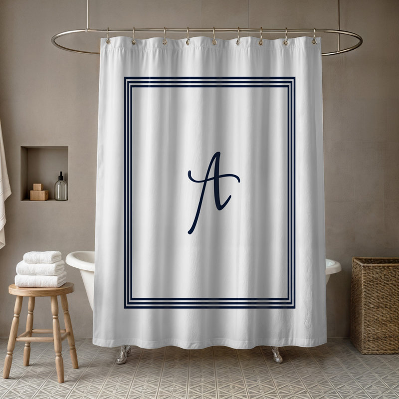  Single Shower Curtain, A, Navy
