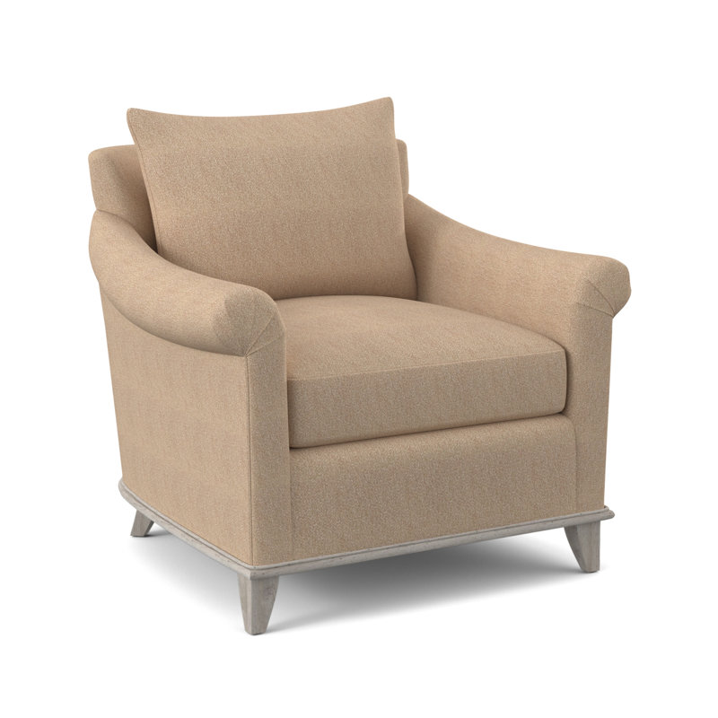 Drake Upholstered Armchair, Maya Wheat, Bisque
