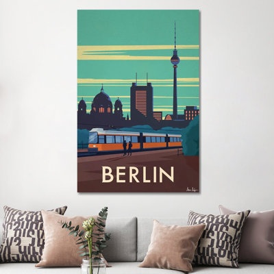 Berlin by IdeaStorm Studios - Wrapped Canvas Print