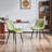 Modern Dining Chairs Faux Leather Upholstered Kitchen Chairs Side Chair With Metal Legs-117655432