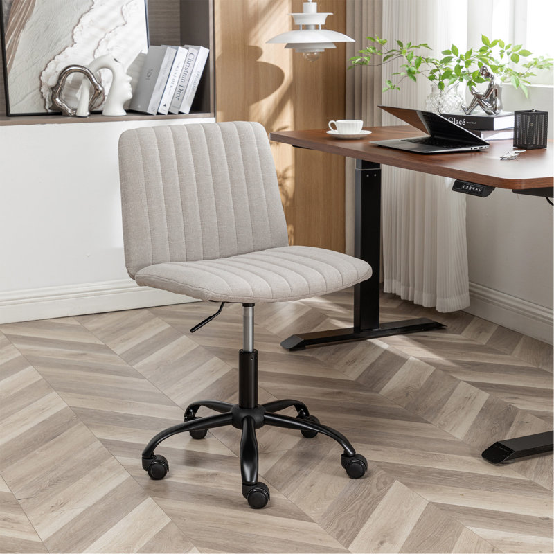 Chaise de bureau pivotante en tissu