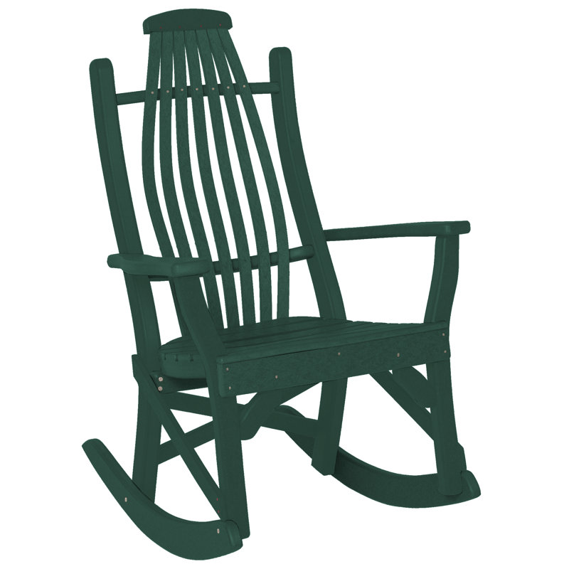 Chaise berçante Bentwood, Vert pelouse