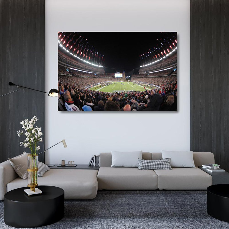 Gillette Stadium, 32" H x 48" W