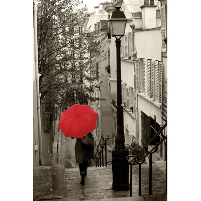 Paris Stroll II by Sue Schlabach - Wrapped Canvas Print