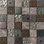 Hand Colored Mosaic 2" x 2" Grid Mosaic Tile