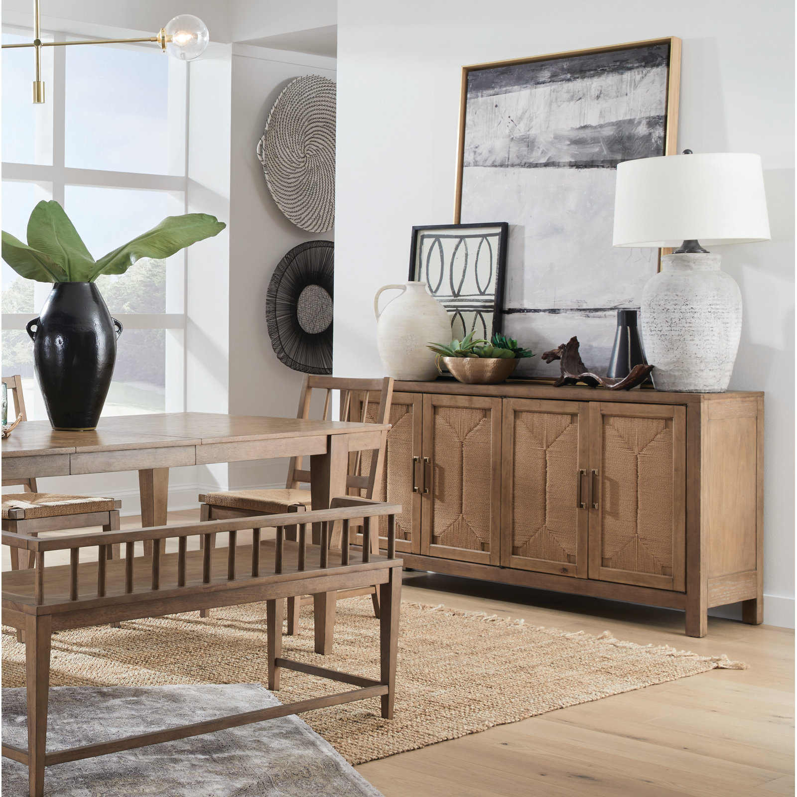 Ricci Oak Buffet Table