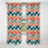 Tourbillon géométrique coloré à motif de chevrons - Rideau occultant - 1 panneau