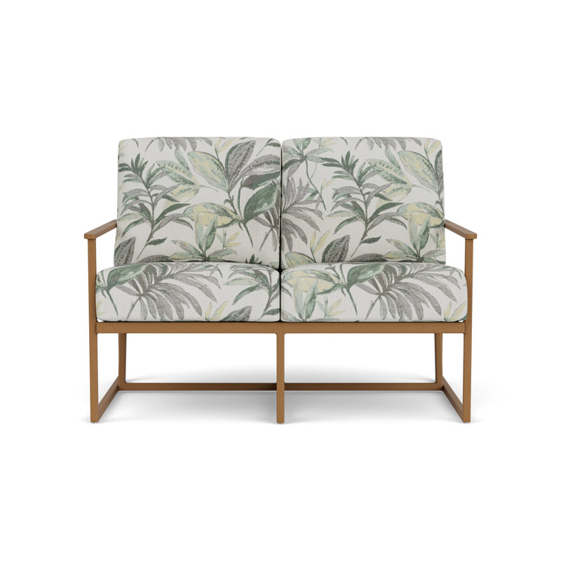 Summit Outdoor 2 - Seat Loveseat, Hickory, Calidora Mist, Fawn