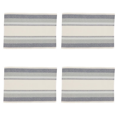 Ensemble de napperons en coton 4 pièces