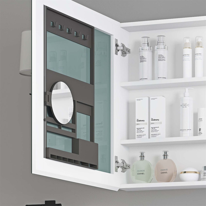 Armoire de rangement murale pour salle de bain, armoire à pharmacie, armoire de salle de bain moderne avec miroir