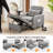 Hosie Faux Leather Accent Chair-521579605