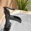 Robinet pour salle de bain à poignée simple avec drain-91161075