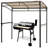 Outdoor 7 Feet Grill with Serving Shelf and Storage Hooks-50495378