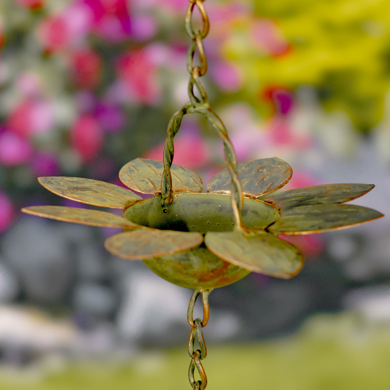 Natal Metal Plants & Flowers Rain Chain