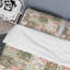 Rose floral patchwork I - ensemble de housse de couette abstrait - microfibre de polyester-1017423179
