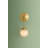 Mitzi Natasha 4.75 inch wide 1 Light Wall Sconce in Aged Brass