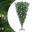 vidaXL Upside-down Artificial Pre-lit Christmas Tree with Ball Set-818148358