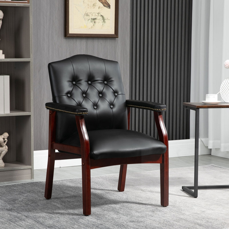 Tufted Office Chairs with Arms