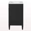Meuble-lavabo 24 po avec 2 portes et tiroir escamotable, armoire de rangement de salle de bain avec lavabo, portes à fermeture en douceur avec organisateurs-1089432994