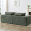 Méridienne surdimensionnée de 87 po, sans assemblage requis, causeuse en peluche avec deux repose-pieds amovibles, canapé-lit moderne moelleux pour l'intérieur, canapé modulaire-1586505385
