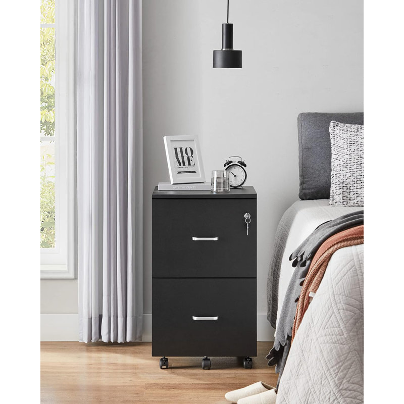 42cm Wide 2 -Drawer Mobile File Cabinet