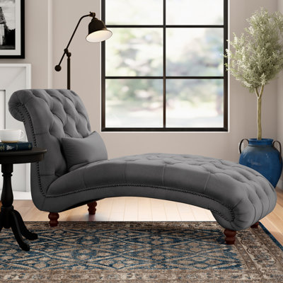 Huskins Tufted Armless Chaise Lounge