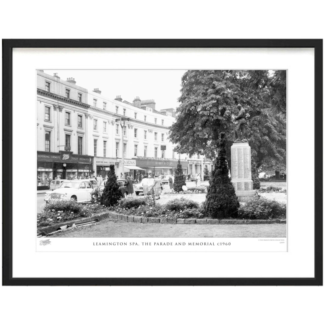 'Leamington Spa, the Parade and Memorial C1960' by Francis Frith - Picture Frame Photograph Print on Paper
