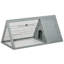 Cage à lapins 46 po x 24 po en bois avec cadre extérieur en A et cage de ventilation