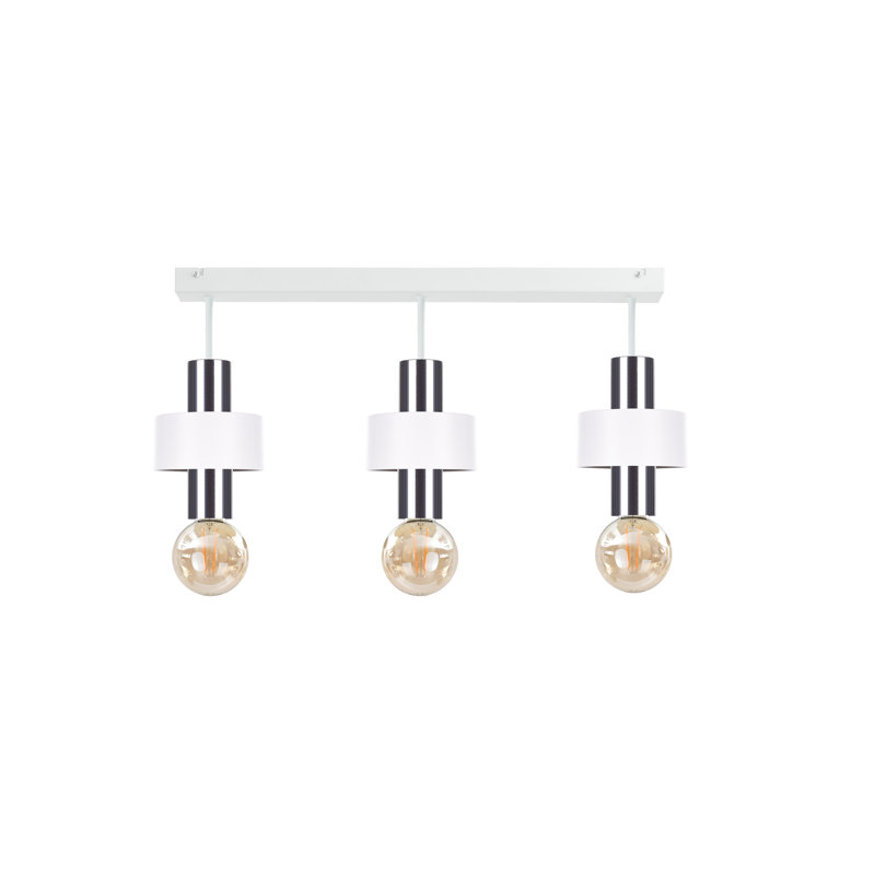 Berndien Semi Flush Mount, White