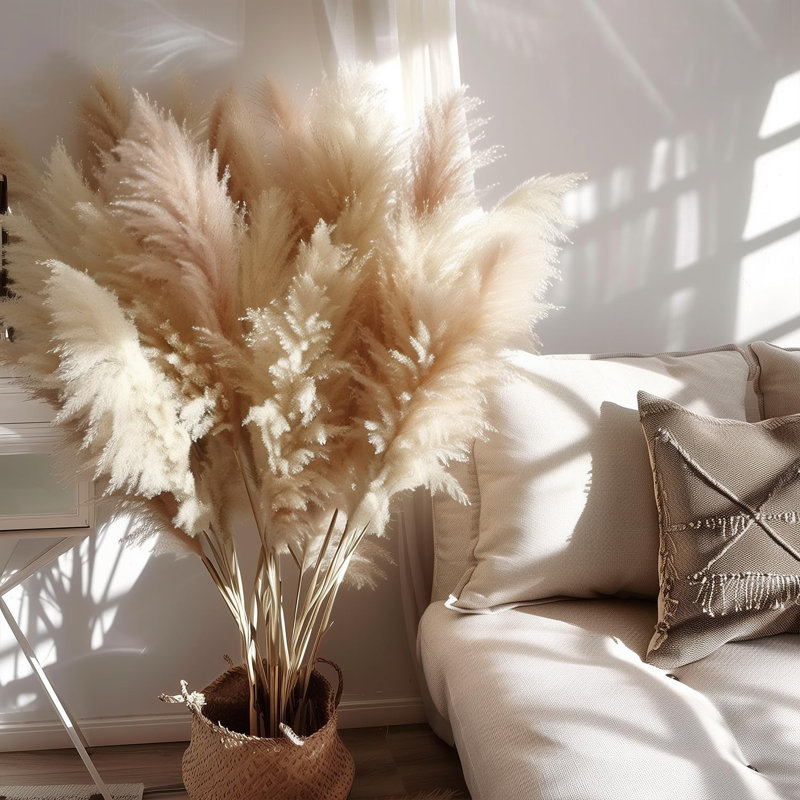 Elegant 40'' Tall Pampas Grass Arrangement for Floor Vases