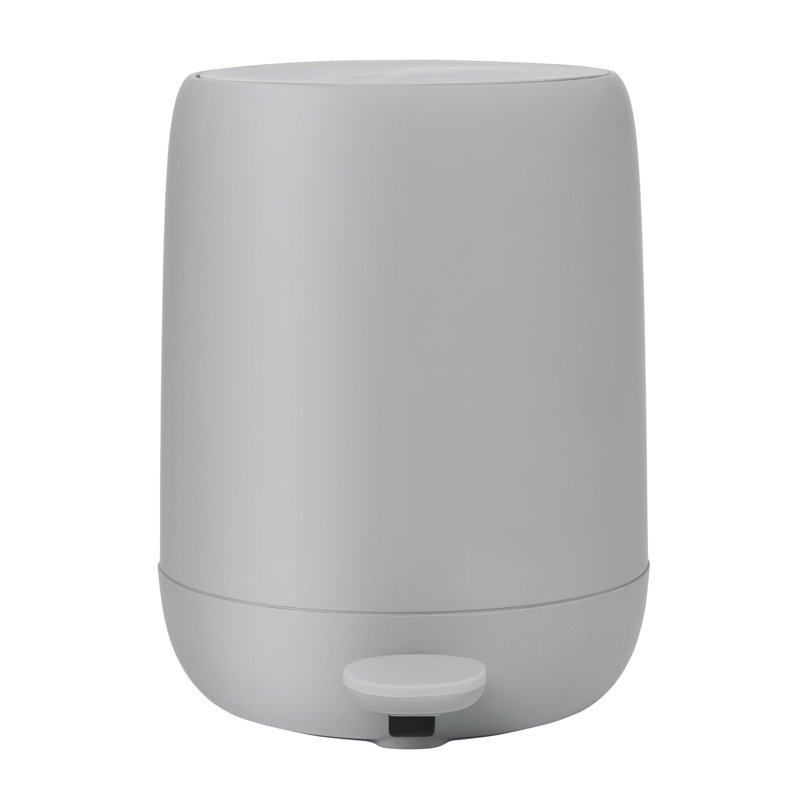 SONO Step On Trash Can, Microchip/Gray, 1.3 gal