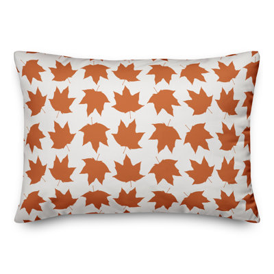  Coussin lombaire à motif de feuilles