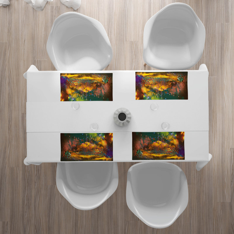 Polyester Animals/Nature Rectangle Placemat