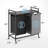 Rolling Laundry Hamper And Waste Basket Set with Handles-231739311