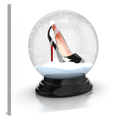 « secoue my chaussures », impression sur peinture