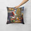 Coussin Basenji and Santa Claus-101410206