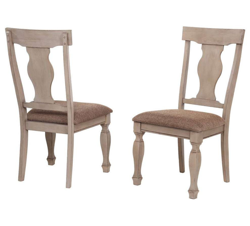 Ensemble de salle à manger classique avec table rectangulaire et huit chaises rembourrées, 8 sièges
