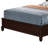 Transitional Cappuccino Queen Bed