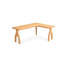 Bureaux en bois massif en L Burlywood-107286842-107286840